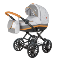 Adamex Marcello 3in1 col.Carmel grey R12 Universāli kulbu rati 3 vienā